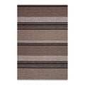 Chilewich Indoor Outdoor Shag Mat – Pleat Stripe/ Rectangle / 24" x 36" / Oyster