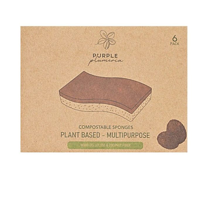Coconut Scrubbing Sponges (12 Sponges)