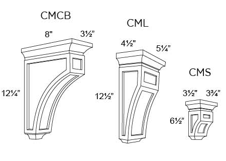 CORBELS - Fabuwood Galaxy Frost