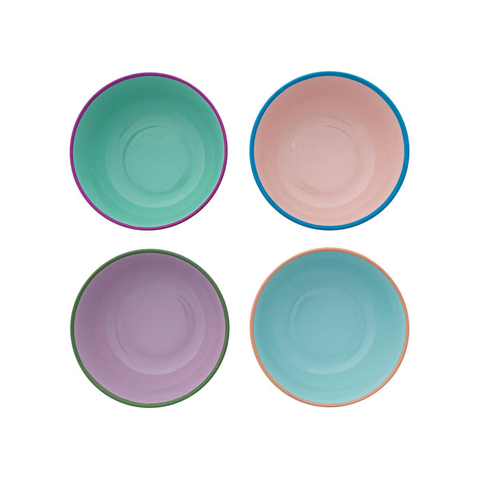 Creative Co-Op Enameled Stainless Steel Bowl - 4 Color Options