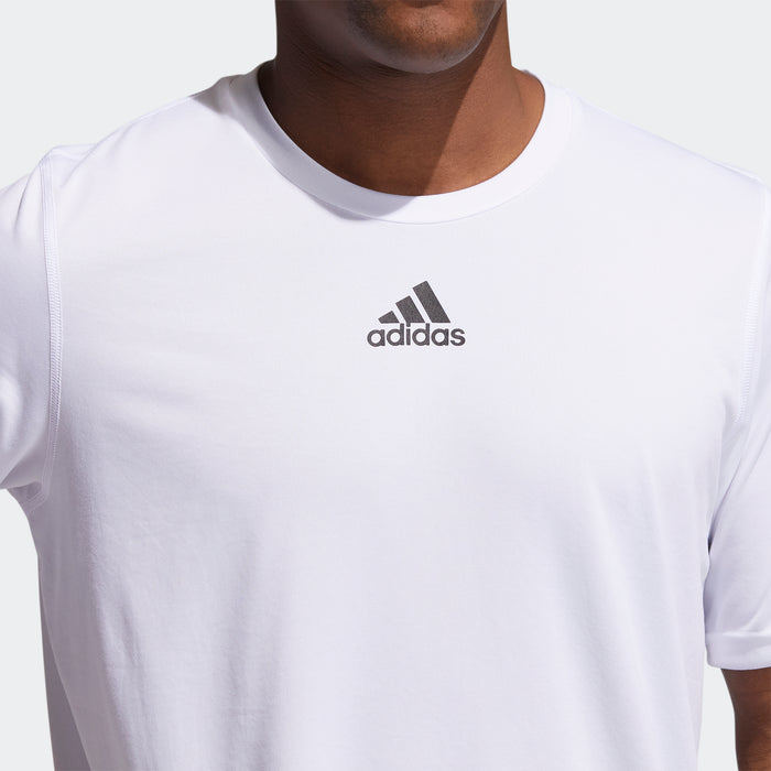 adidas CREATOR Short Sleeve Tee | White | Men's