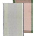 Danica Heirloom Array Stripe Dishtowel - Set of 2 / Jade Green