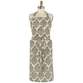 Danica Heirloom Block Print Apron - Viridian