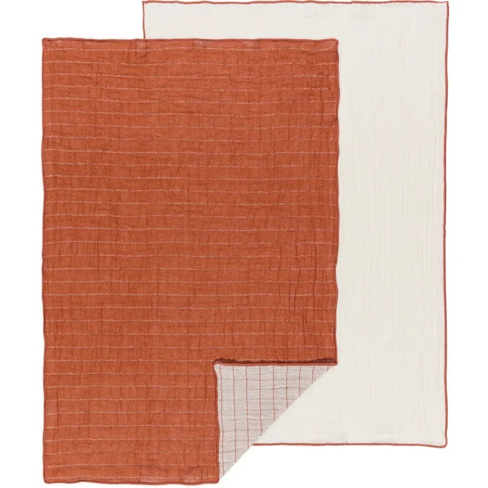 Danica Heirloom Double Weave Dishtowels - Set of 2 / Cinnamon Stick