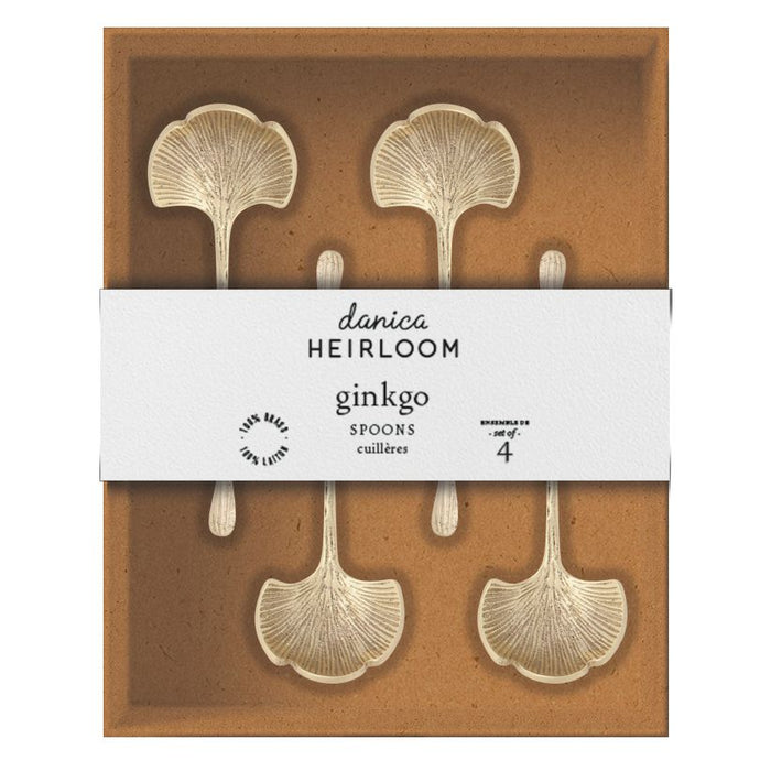 Danica Heirloom Ginkgo Spoons Set of 4