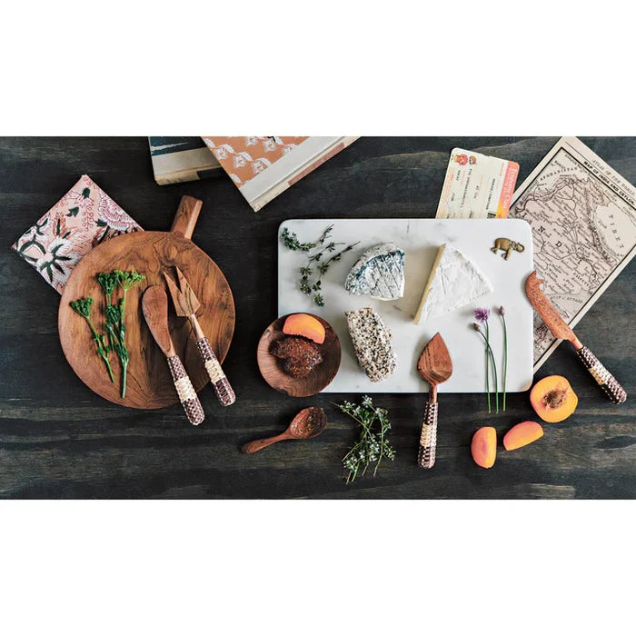Danica Heirloom Marble Serving Board - White 12"