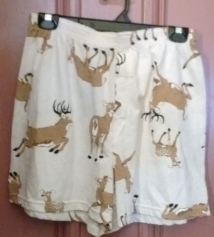 Deer Briefs/Shorts Large, Cream Color - Olde Church Emporium