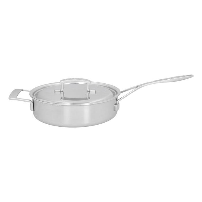 DEMEYERE Industry 5-Ply 3-qt Stainless Steel Sauté Pan with Handle Helper