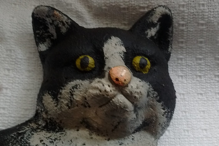 Door Stop - Large Tom Cat - Olde Church Emporium