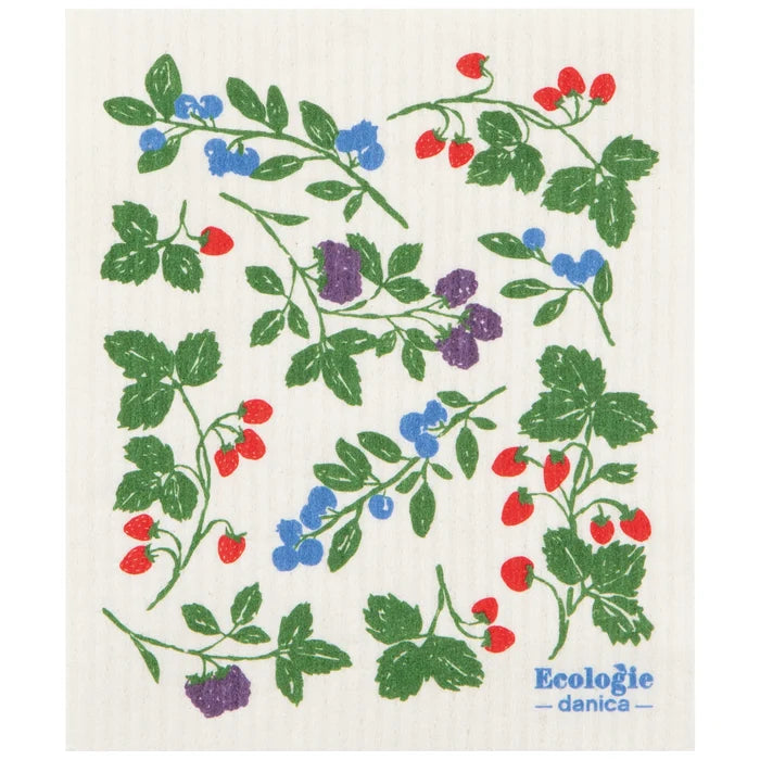 Ecologie Swedish Dishcloth - Berry Bramble