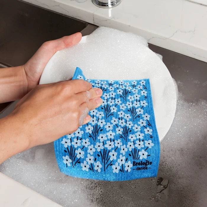 Ecologie Swedish Dishcloth - Bouquet Blue