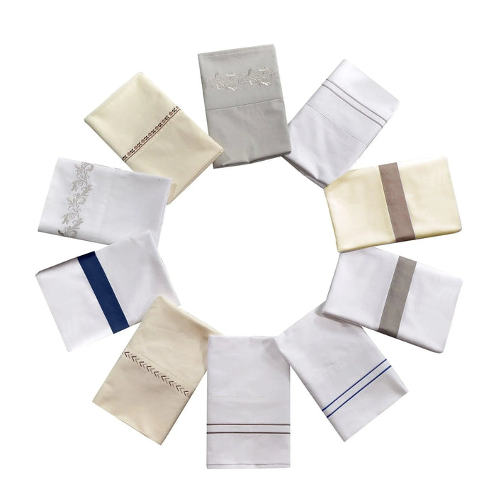 Embroidered Rustic Fair Isle Sheet Set