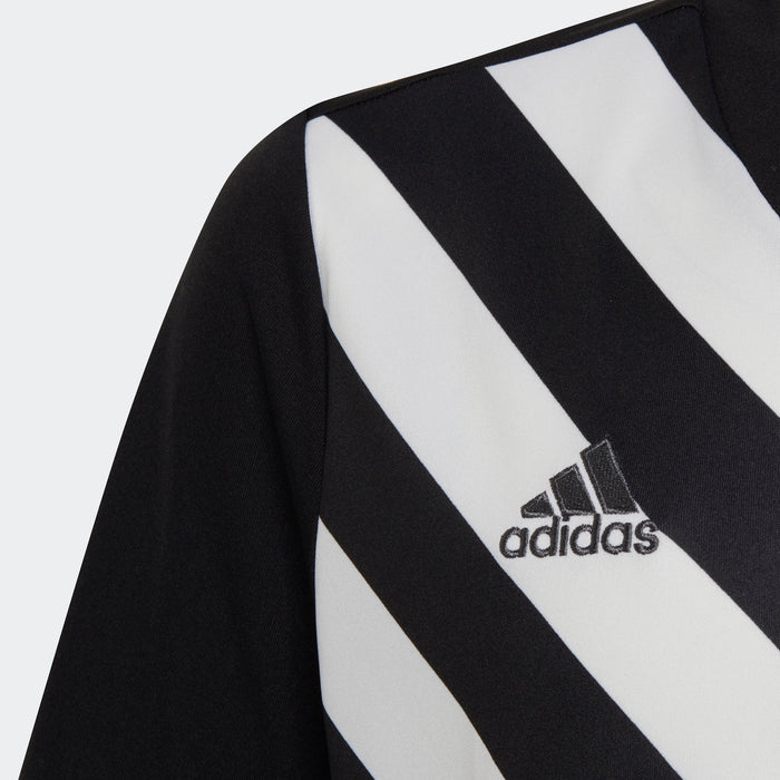 adidas ENTRADA 22 GRAPHIC Soccer Jersey | Black-White | Kid's