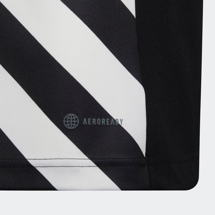 adidas ENTRADA 22 GRAPHIC Soccer Jersey | Black-White | Kid's