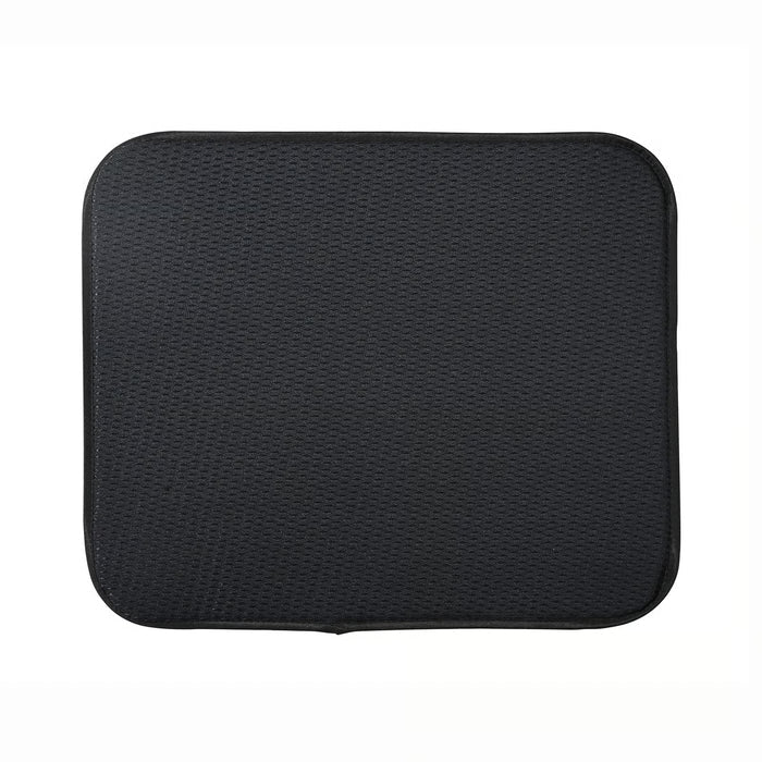 Envision Home Dish Drying Mat 16" x 18" - Black