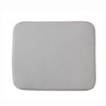 Envision Home Dish Drying Mat 16" x 18" - Gray