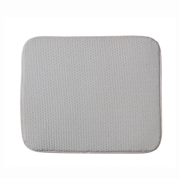 Envision Home Dish Drying Mat 16" x 18" - Gray