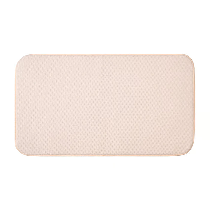 Envision Home Dish Drying Mat 18" x 32" - Cream