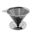 Escali Reusable Filter & Coffee Dripper 1-4 Cup - Stainless Steel, London sip.