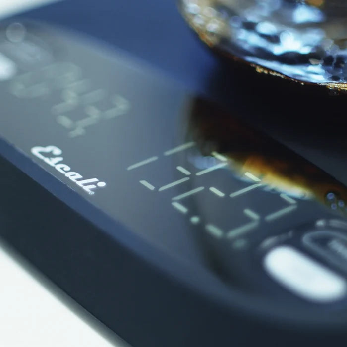 Escali Versi Digital Coffee Scale with Timer - Black