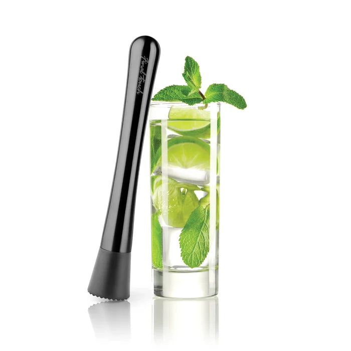 Final Touch Cocktail Muddler - Black Chrome