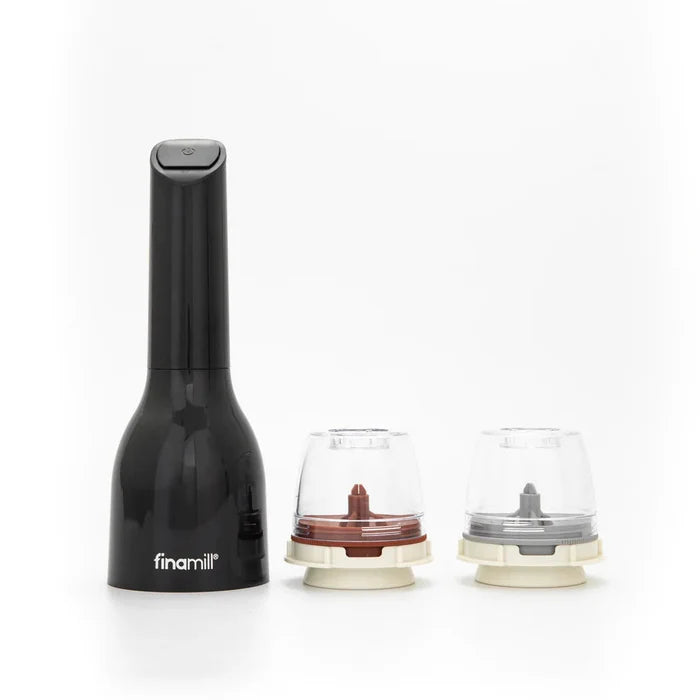 FinaMill Battery Grinder with FinaPod Peppercorn and FinaPod pro plus - Black