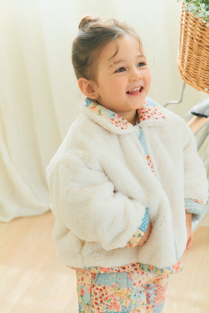 Flora Patch Cozy Reversible Jacket
