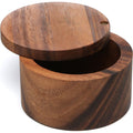 Fox Run Acacia Salt Cellar with Swivel Lid