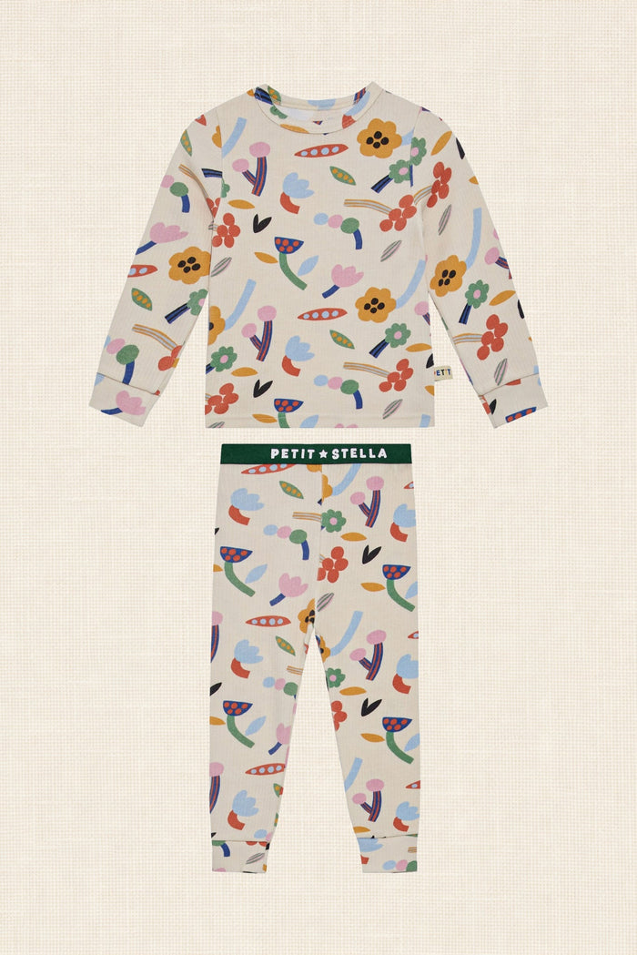 Funny Flower Pima Blend Pajama Set