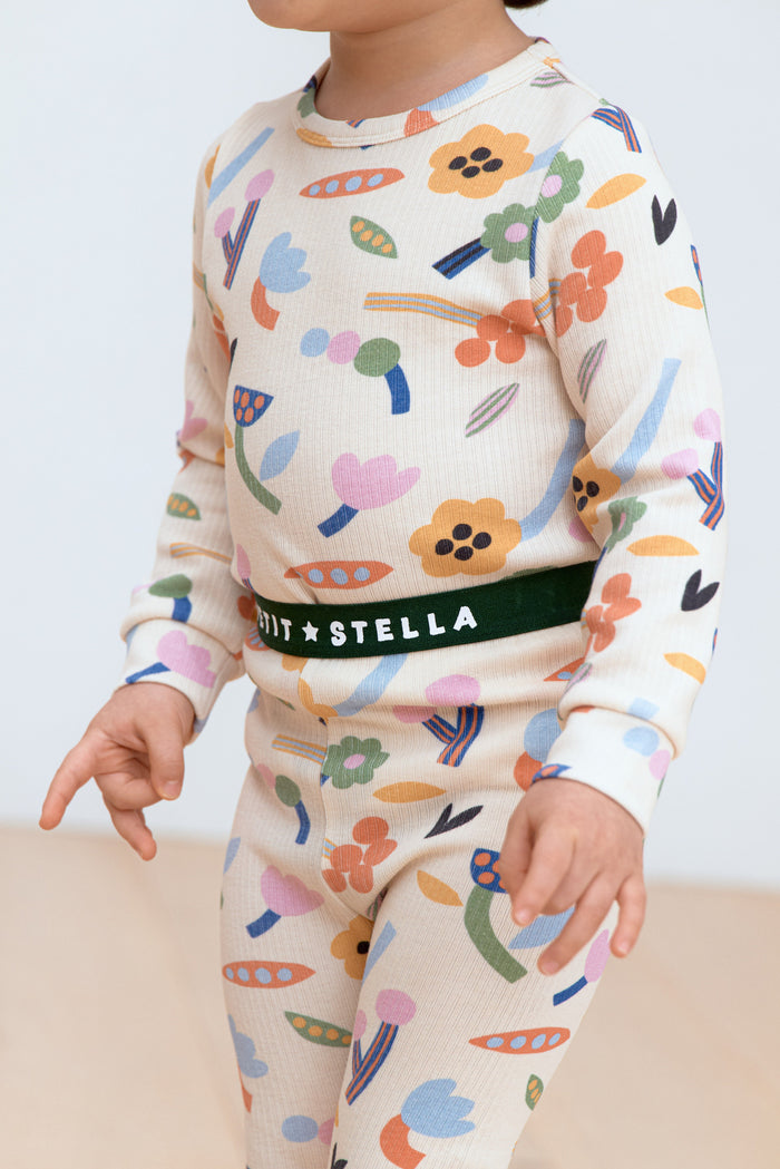 Funny Flower Pima Blend Pajama Set