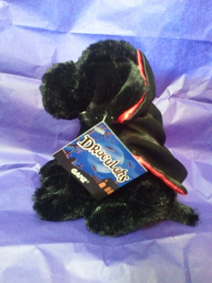 Ganz - Draculab 6" Halloween Stuffed Plush Black Labrador with Cape [Home Decor]- Olde Church Emporium