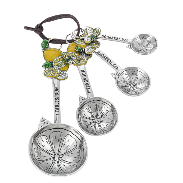 Ganz Measuring Spoons (Set of 4): Lemon Slices