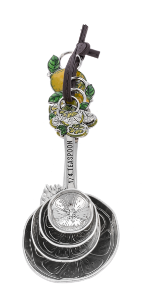Ganz Measuring Spoons (Set of 4): Lemon Slices