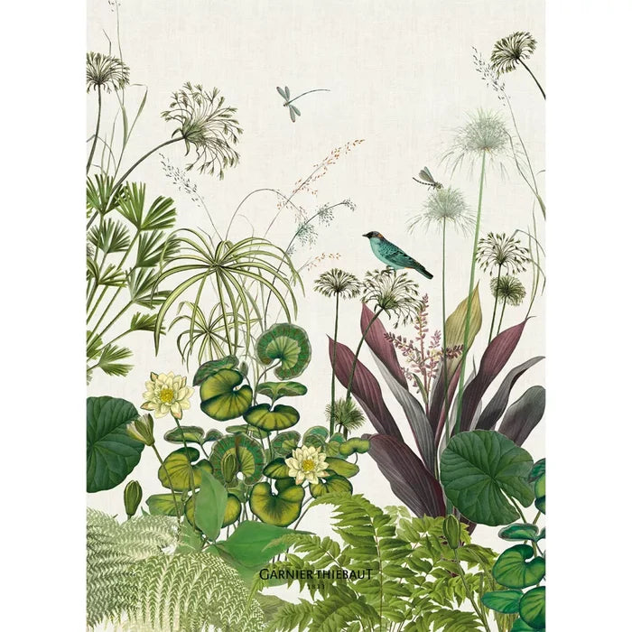 Garnier-Thibaut Kitchen Towel - Nenuphars parchemin