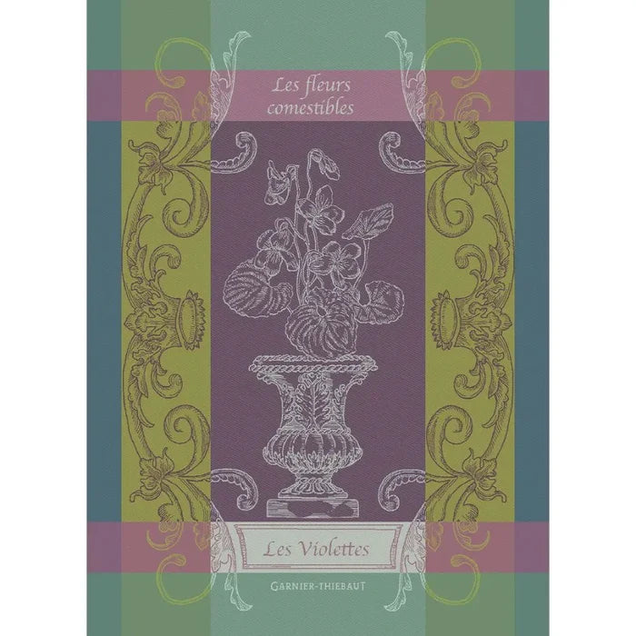 Garnier-Thiebaut Tea Towels - Les Violettes