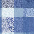 Garnier-Thiebaut Tea Towels - Mille Rameaux Tor Bleu