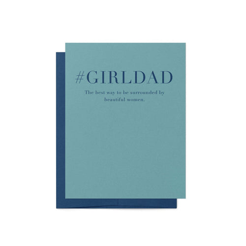#GIRLDAD Greeting Card