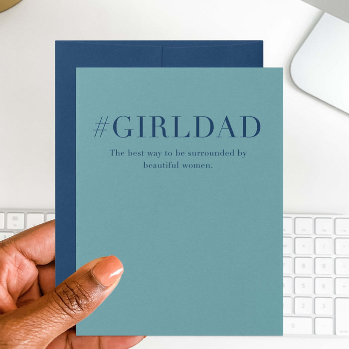 #GIRLDAD Greeting Card