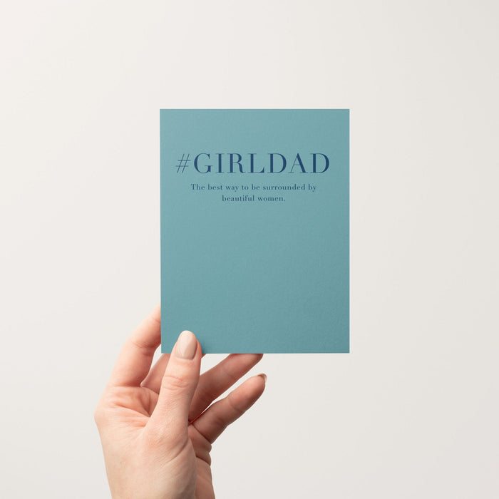 #GIRLDAD Greeting Card