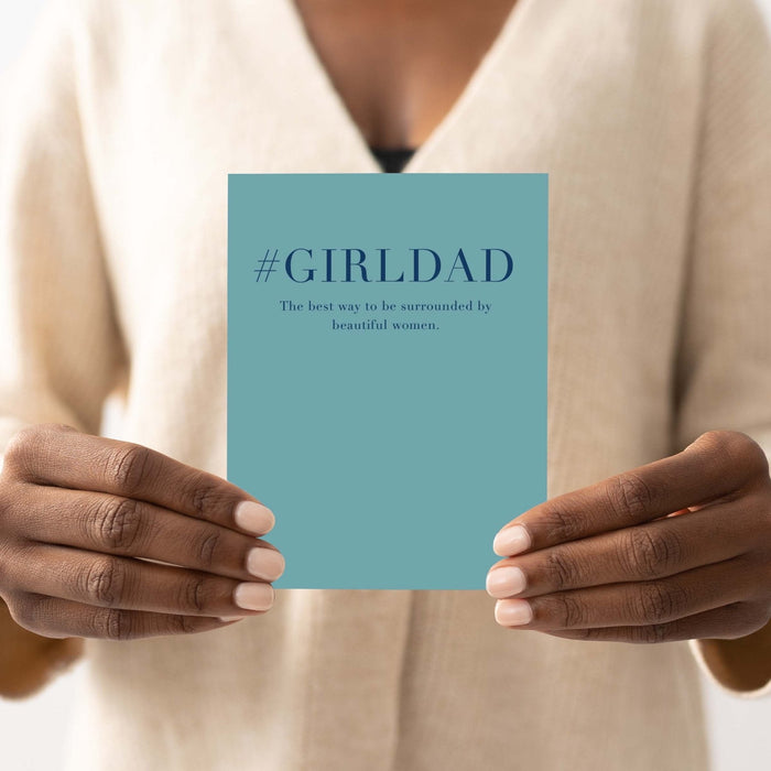 #GIRLDAD Greeting Card