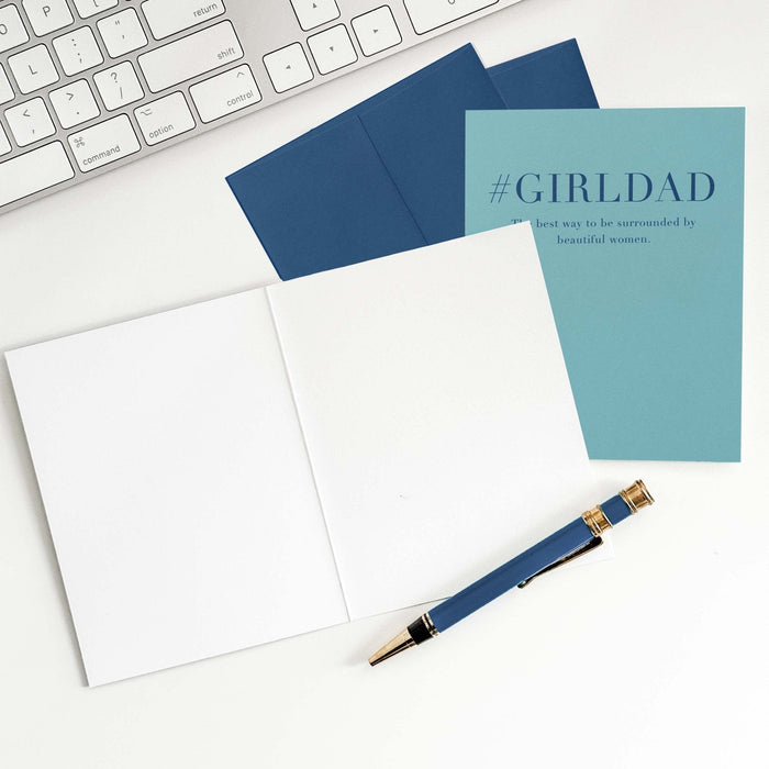 #GIRLDAD Greeting Card