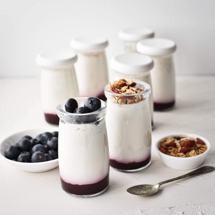 TheMix Shop Preparation Glass Yoghurt Jars