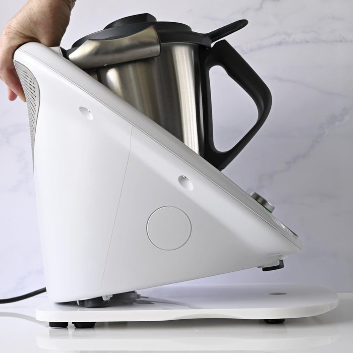 Thermomix on white slider board