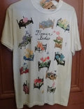 Hatley Flower Beds T Shirt  2 Sizes Medium, Large Size White Unisex - Olde Church Emporium