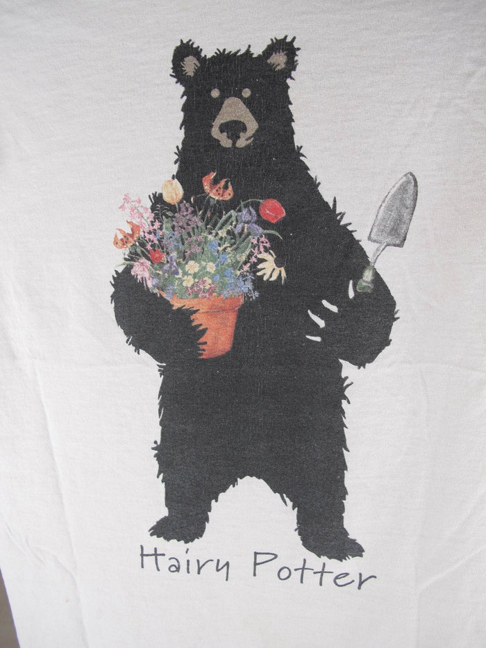 Hatley Hairy Potter T shirt 4 Sizes Small, Medium, Large, X Large Creme color Unisex - Olde Church Emporium