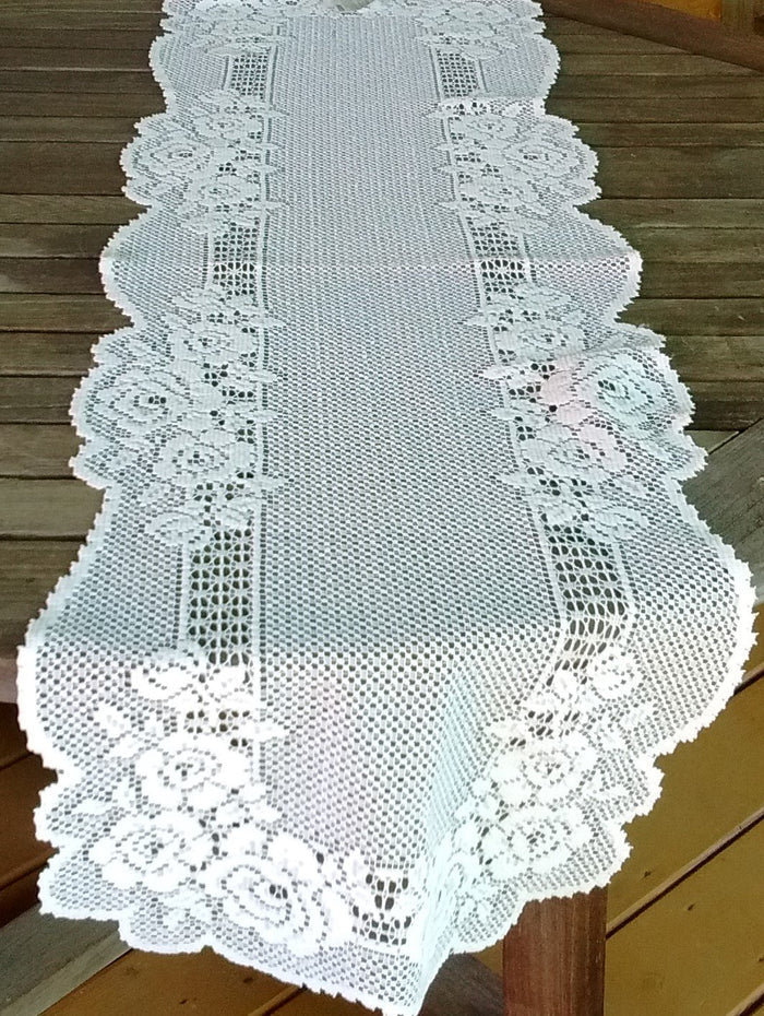 Runner 15 x 51 Inches White