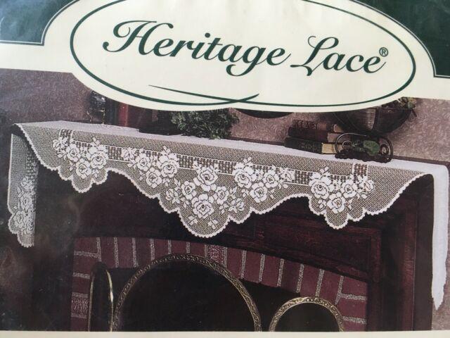 Heritage Lace English Country Rose Collection - Curtains, Placemats, Doilies, Runners, Made in U.S.A. - Olde Church Emporium