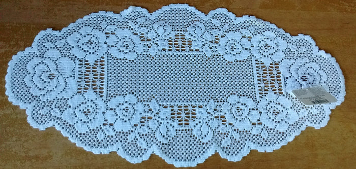 Heritage Lace English Country Rose Collection - Curtains, Placemats, Doilies, Runners, Made in U.S.A. - Olde Church Emporium