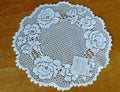 Heritage Lace English Country Rose Collection - Curtains, Placemats, Doilies, Runners, Made in U.S.A. - Olde Church Emporium