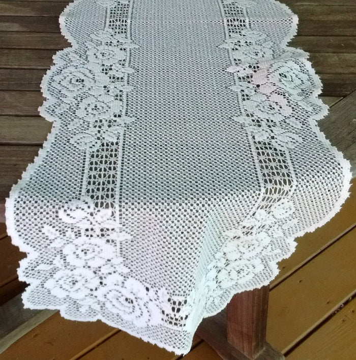 Runner 15 x 36 Inches White